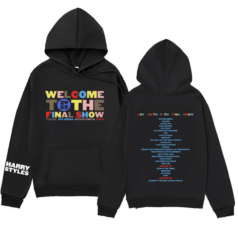 New Love on Tour Concert 2023 Print Hoodies Men Women Fashion Couples Sweatshirt Harajuku Korean Style Hoodie Hip Hop Streetwear