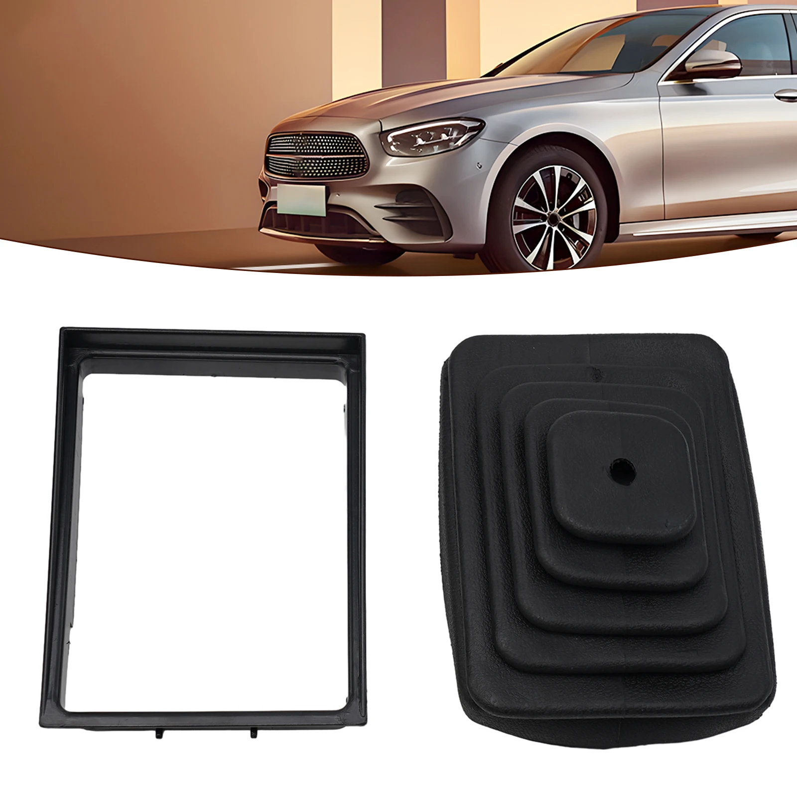 

Manual Shifter Boot and Bezel Retainer Ring Compatible with For Jeep For Wrangler TJ 1997 to 2004 Models Replacement Part