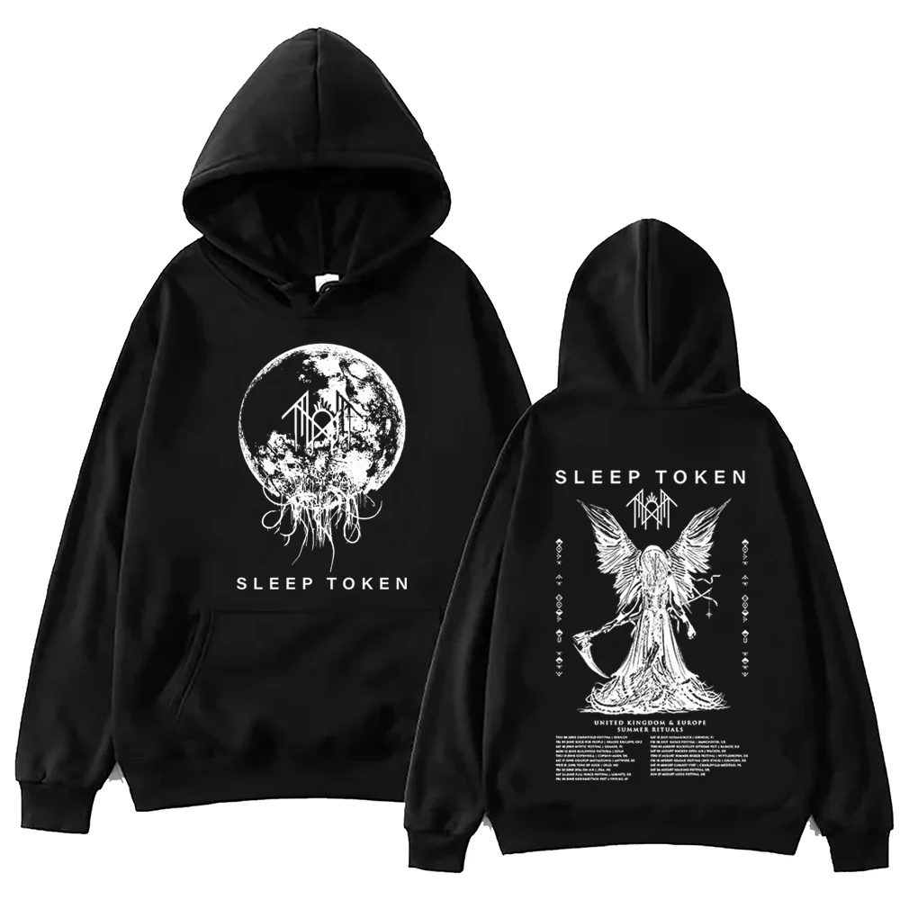 Sleep-Token Take Me Back To Eden Hoodie High Quality Hip Hop Harajuku Pullover Popular Long Sleeve Round Neck Music Tops