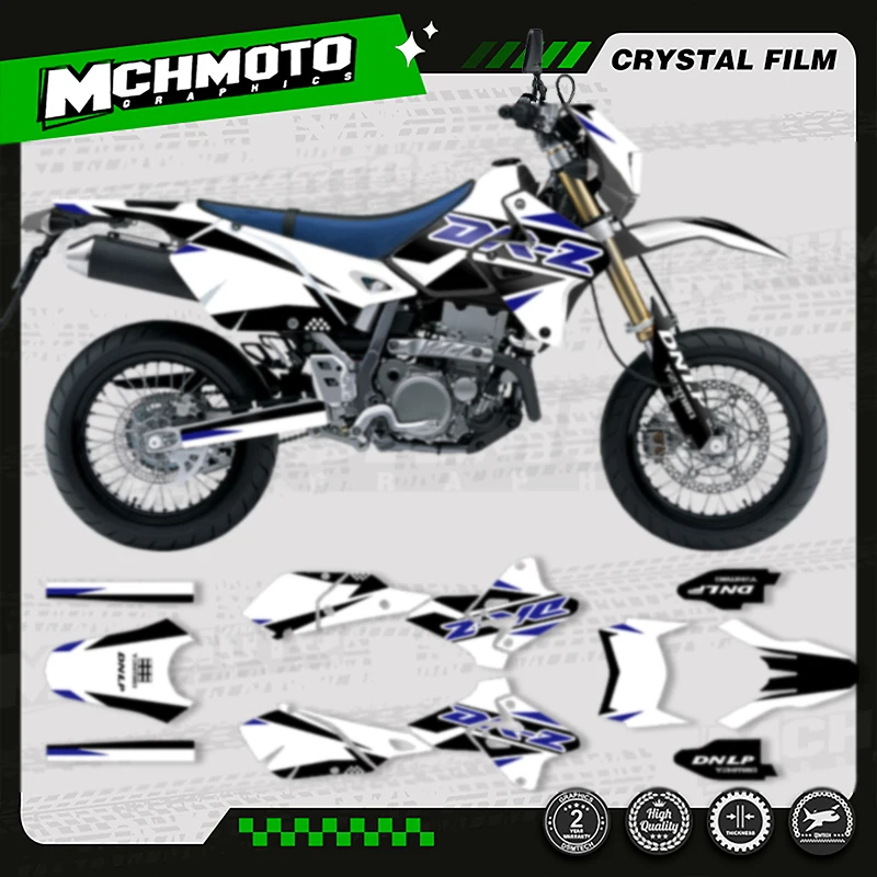 

MCHMFG TEAM GRAPHICS фоны наклейки для Suzuki DRZ400 DRZ 400 2000-2012 2011 2010 2009 2008 2007 мотоцикл 005