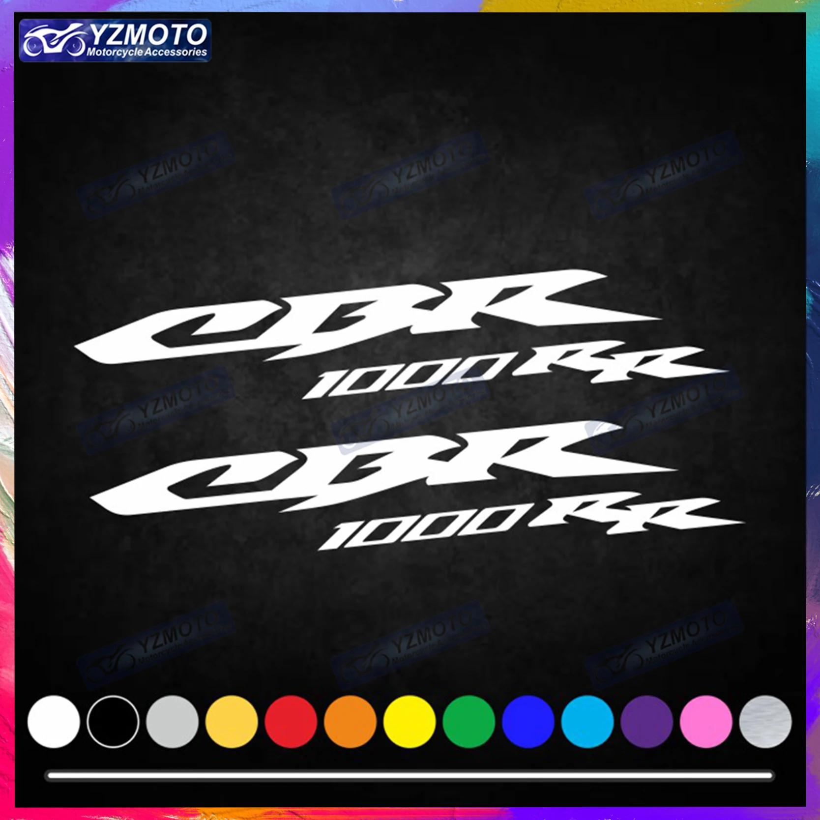 

For Honda CBR1000RR CBR 1000 RR Motorcycle Racing Decorate Windshield Tank Logo Body Fairing Helmet Reflective Stickers Decal