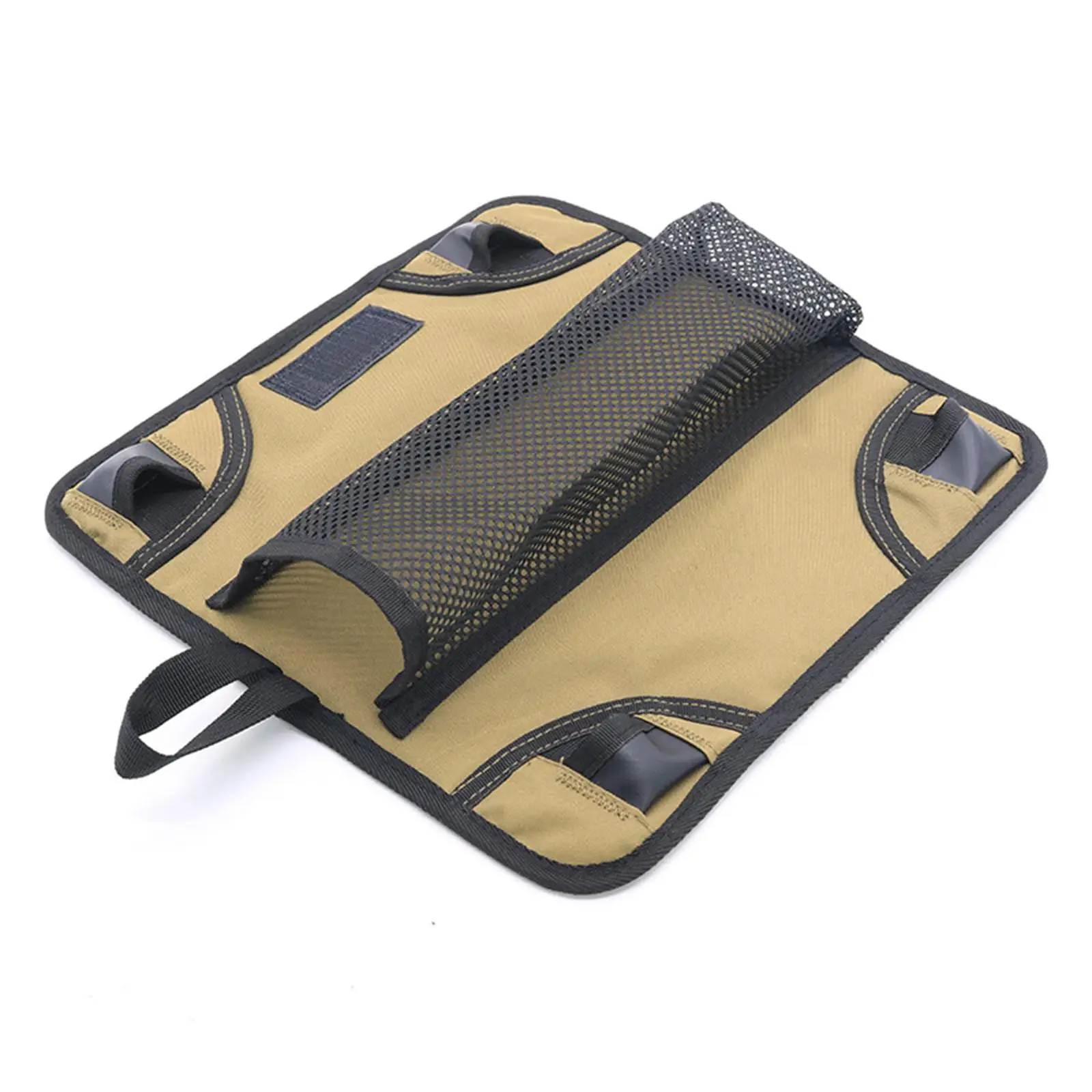 كرسي الصيد مسند للقدمين من الألومنيوم قابل للطي لكاميرا الشاطئ والمشي لمسافات طويلة باللون الأسود #4