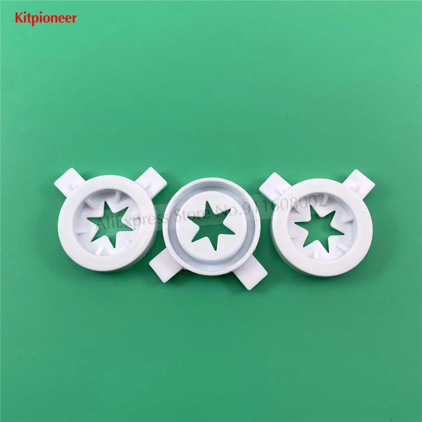 3 Pieces Moulding Nozzle Lids New Parts Caps Of Commercial Ice Cream Maker OP Soft Serve Machines Fittings Inner Diameter 39mm