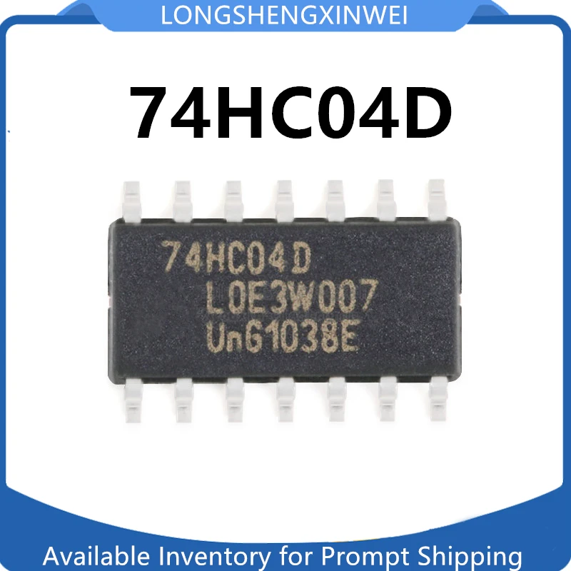 1PCS New 74HC04D 74HC04 SMT SOP-14 Original Six Phase Inverted Driver in Stock