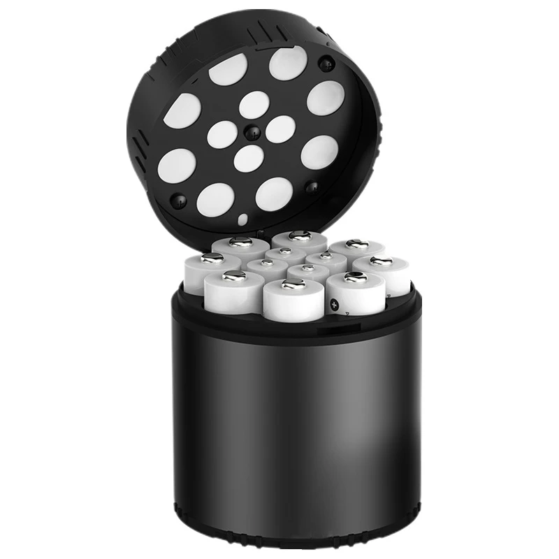 12-Slots 1.5V AA AAA Batterijlader Type-C Oplaadbare Lithium Ion Batterijen USB Box Voor Afstandsbediening speelgoed Elektrisch Gereedschap