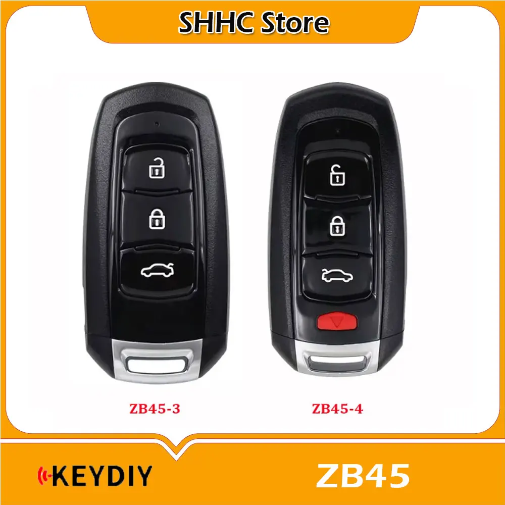 

KEYDIY ZB45 Universal Smart Key ZB45-3 ZB45-4 for Geely Style KD Smart Car Remote Key for KD-X2 Programmer Tools