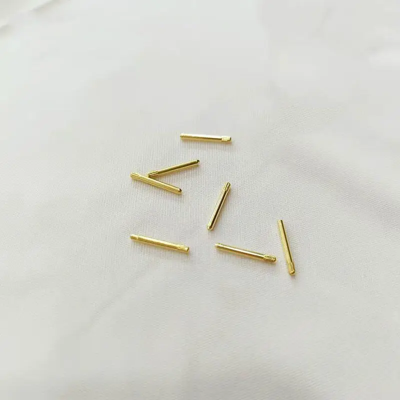 2pcs Gold/Silver Hinge Pins For Dupont L2 / Ligne 2 Lighter Top Cover Body Connecting DIY Repair Part Replace Accessories