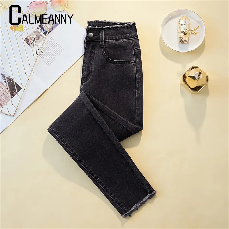 

Women's Jeans 2023 Spring Autumn Y2K New Style Versatile High Waist Elastic Jeans Flared Pants Fashion High Street Retro Pants