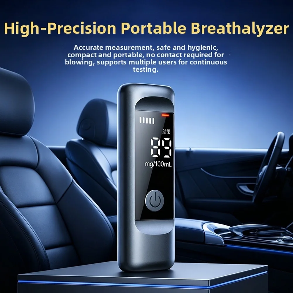 Breath-Based Measurement Tool for Beverage Screening with 9.1 x 2.8 x 1.6 cm Dimensions and Optimized Portability