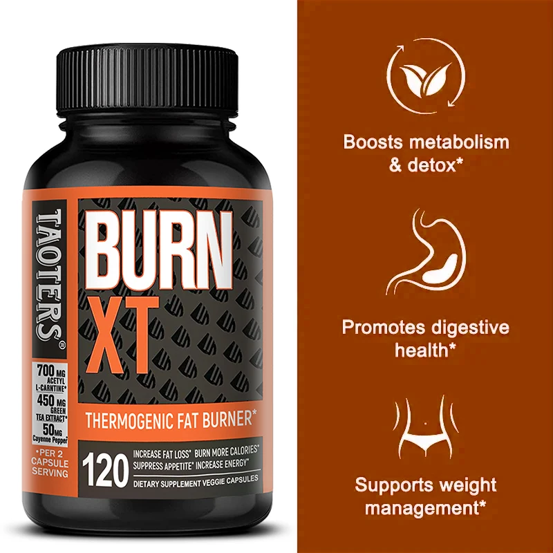 Burn-XT Thermogenic Fat Burner - Calorie Burning, Appetite Suppression, Detox, Digestive Health and Energy for Men and Women