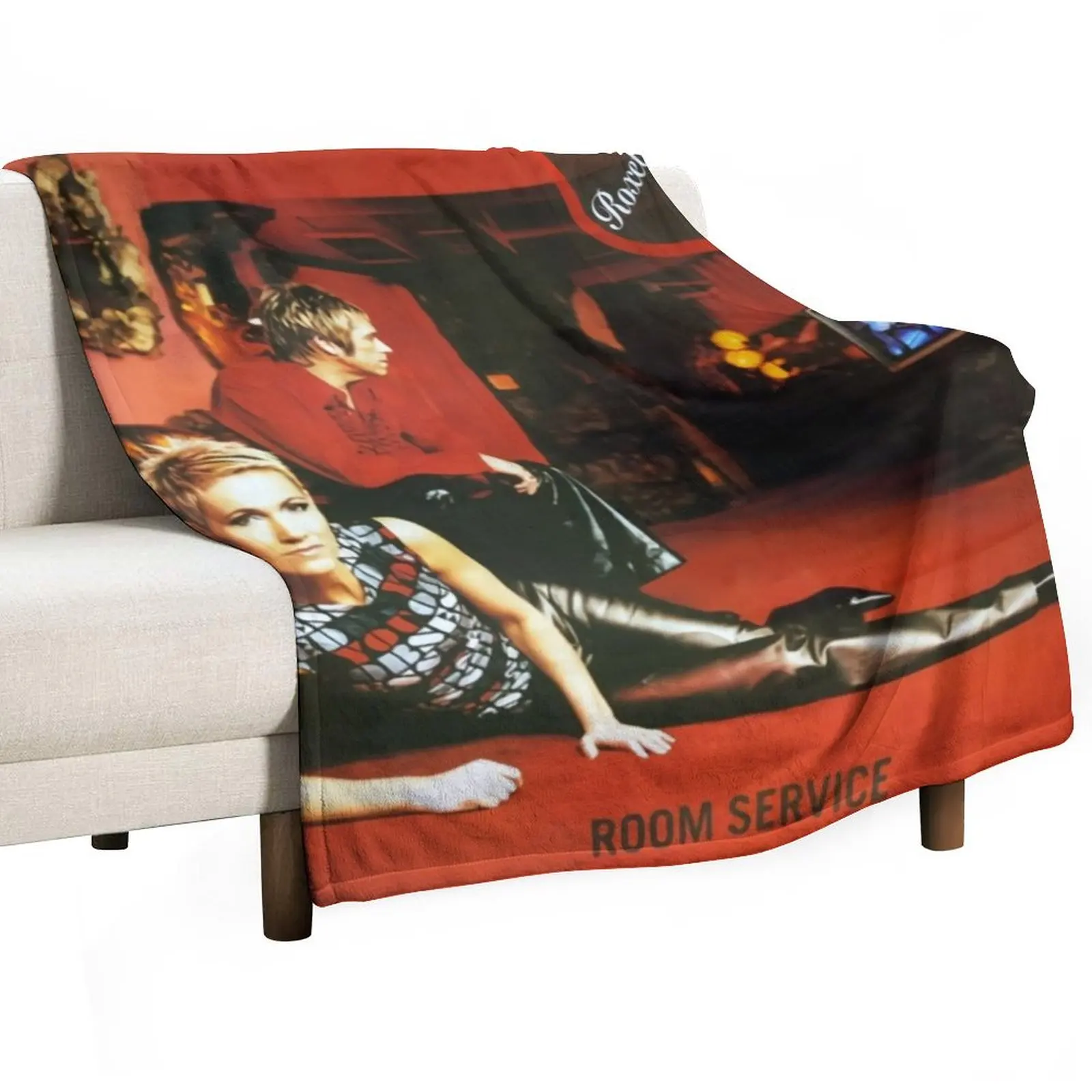 

Two Man Relaxing In Red Room Throw Blanket Personalized Gift Sofas Tourist Luxury Blankets