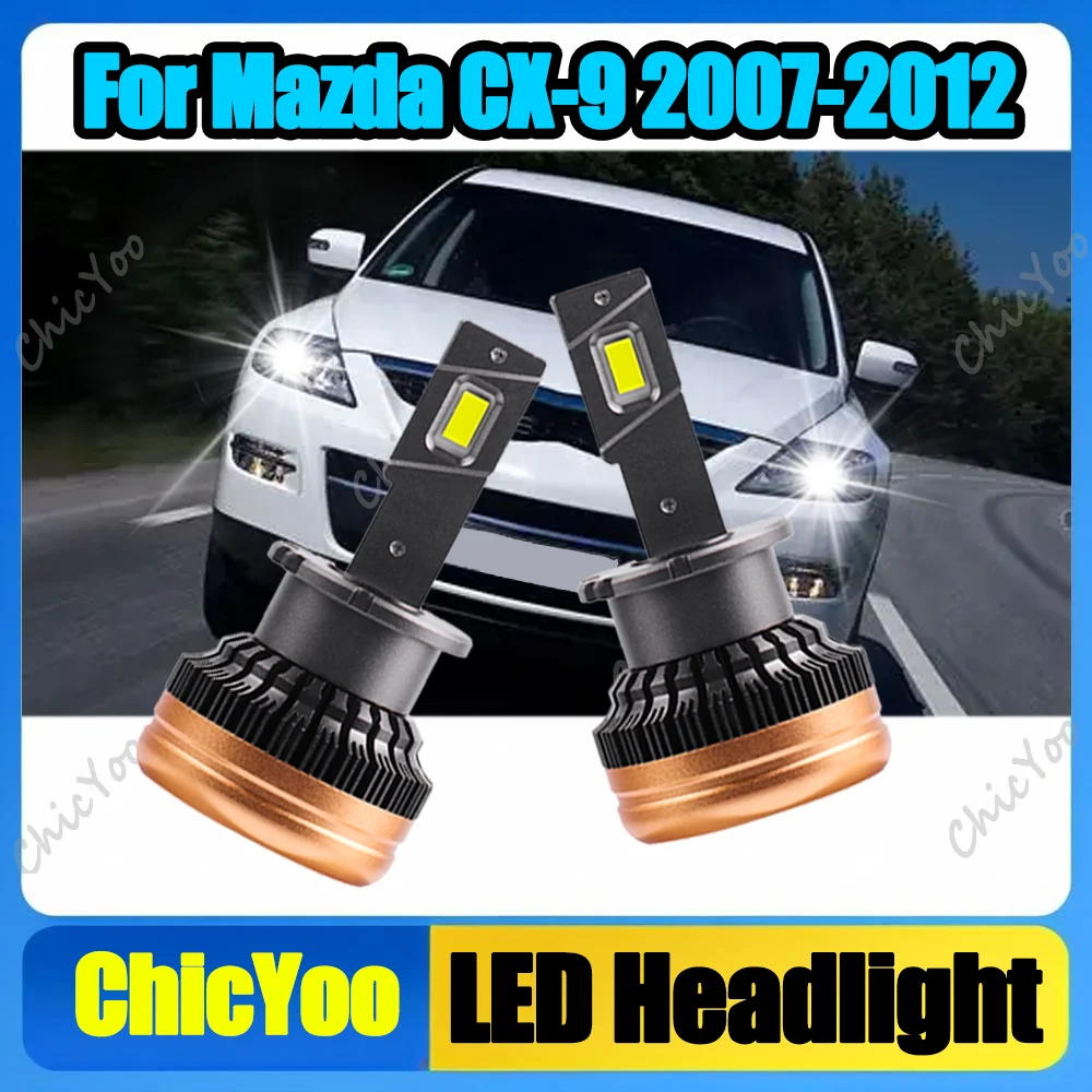 

2PCS 120W High Power D2S HID Headlight Bulbs 6000K White Auto HID Xenon Headlamps For Mazda CX-9 2007 2008 2009 2010 2011 2012