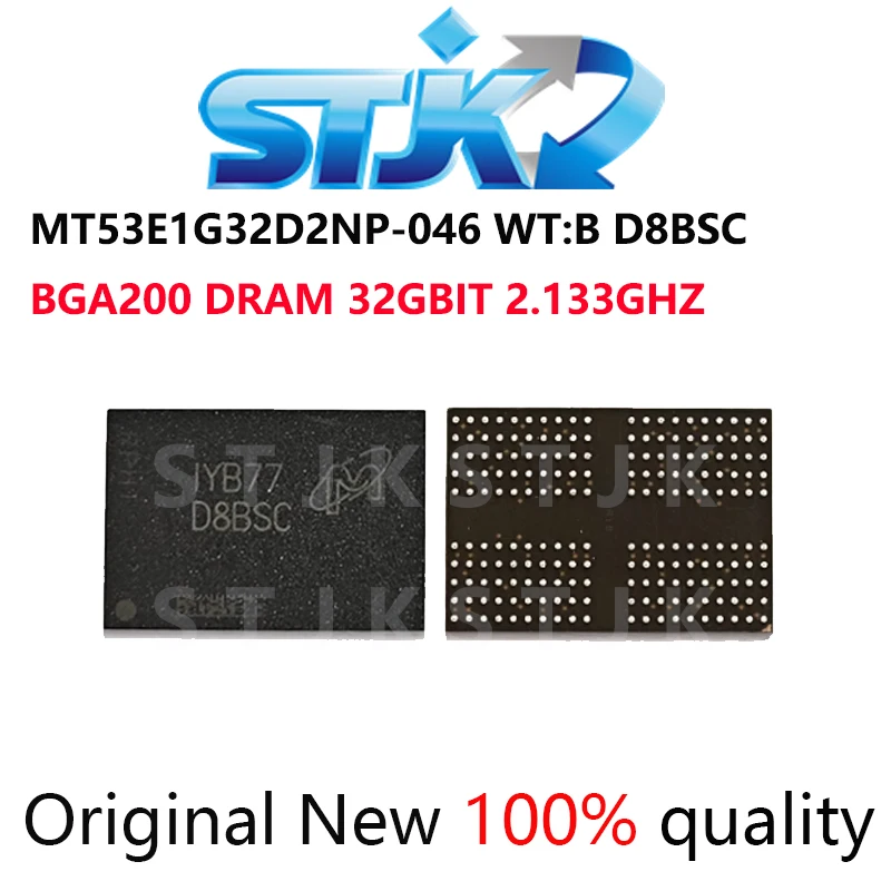 1-5piece/lot 100% New MT53E1G32D2NP-046 WT:B D8BSC BGA200 DRAM 32GBIT 2.133GHZ chip