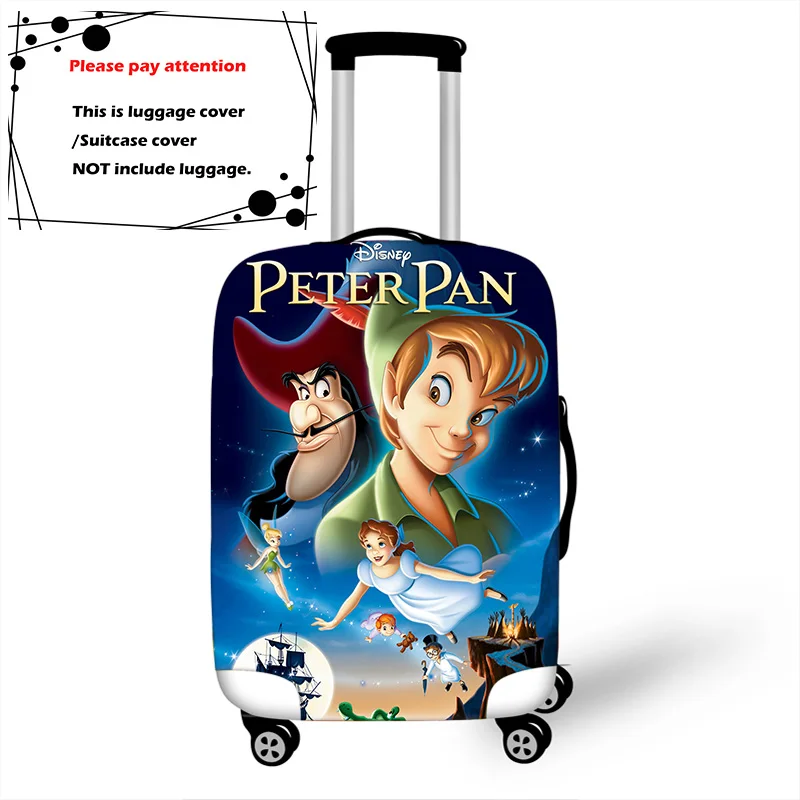 Cartoon Peter Pan Thicken Luggage Suitcase Protective Cover Protect Dust Bag Trolley Cover Travel Accessories