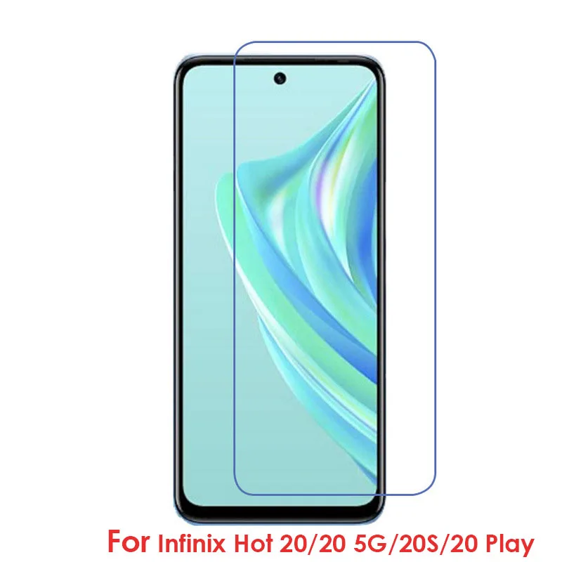 For Infinix Hot 20 Hot20 Play 5G 20S Screen Protector for Infinix Hot20play 5G 9H 2.5D Tempered Glass Full Cover Anti-scratchs