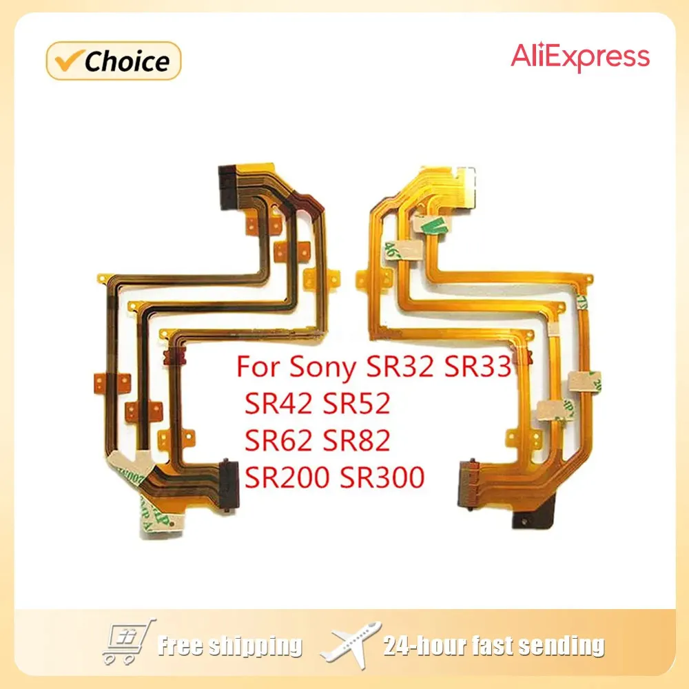 NEW LCD Flex Cable For Sony DCR-SR32 SR33 SR42 SR52 SR62 SR72 SR82 SR200E SR300E CX7 FP610 FP-610 Camera-Repair-Part