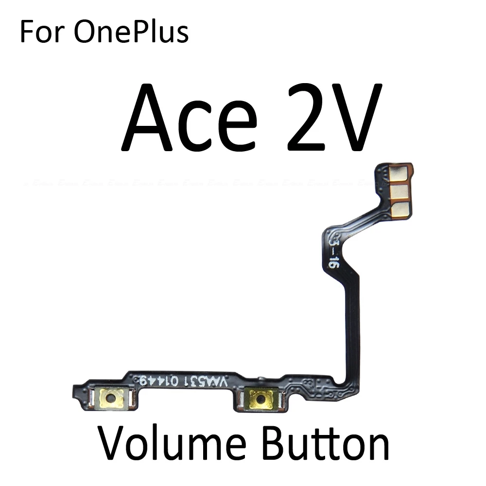 Power ON OFF Mute Switch Control Key Volume Button Flex Cable For OnePlus Ace 2 3 Pro Racing 2V Replacement Parts