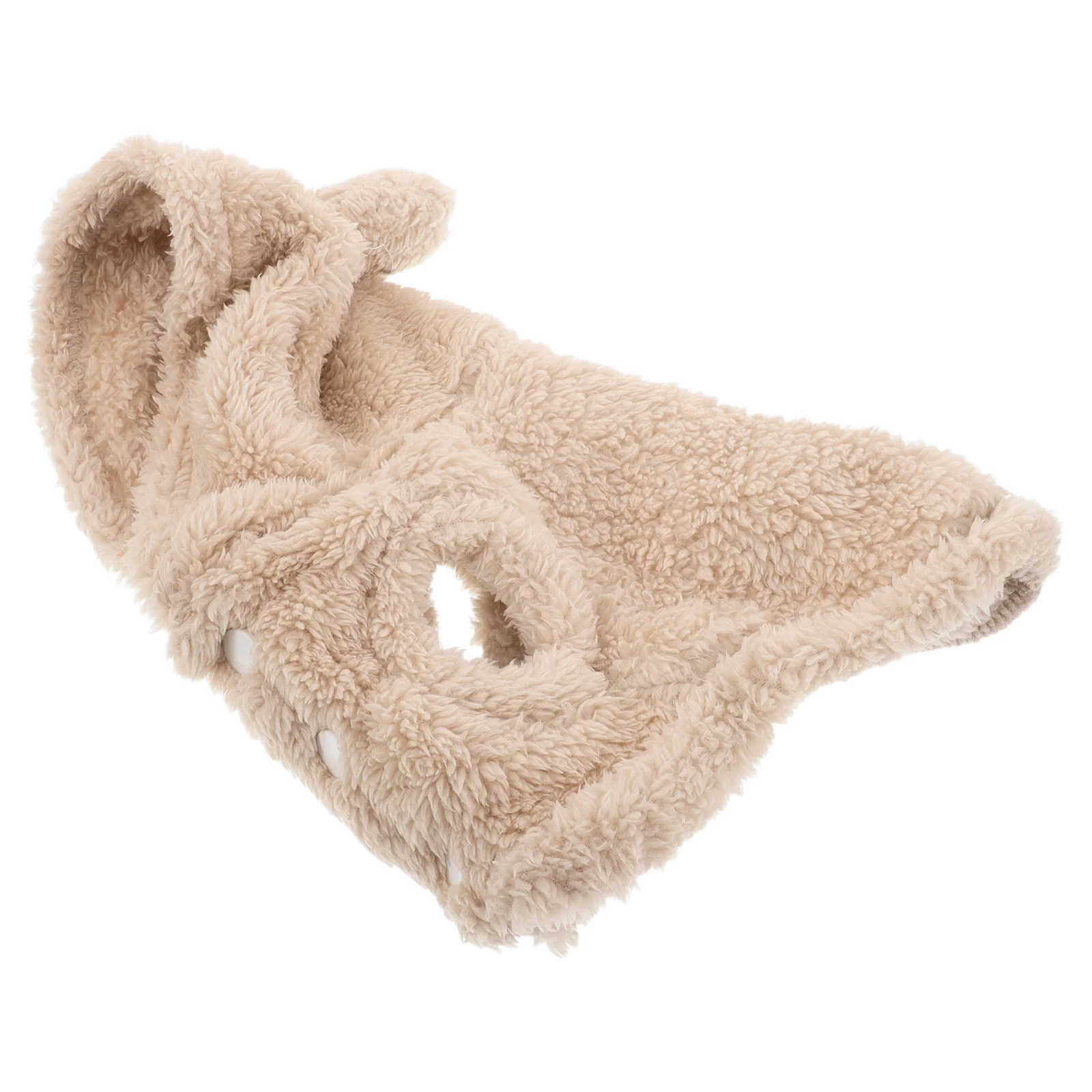 

Dog Hoodies Bunny Ears Puppy Clothes Bunny Ears Hoodie Winter Pet Apparel Clothes for Small Dogs Cats Rabbits Size M Warm Soft