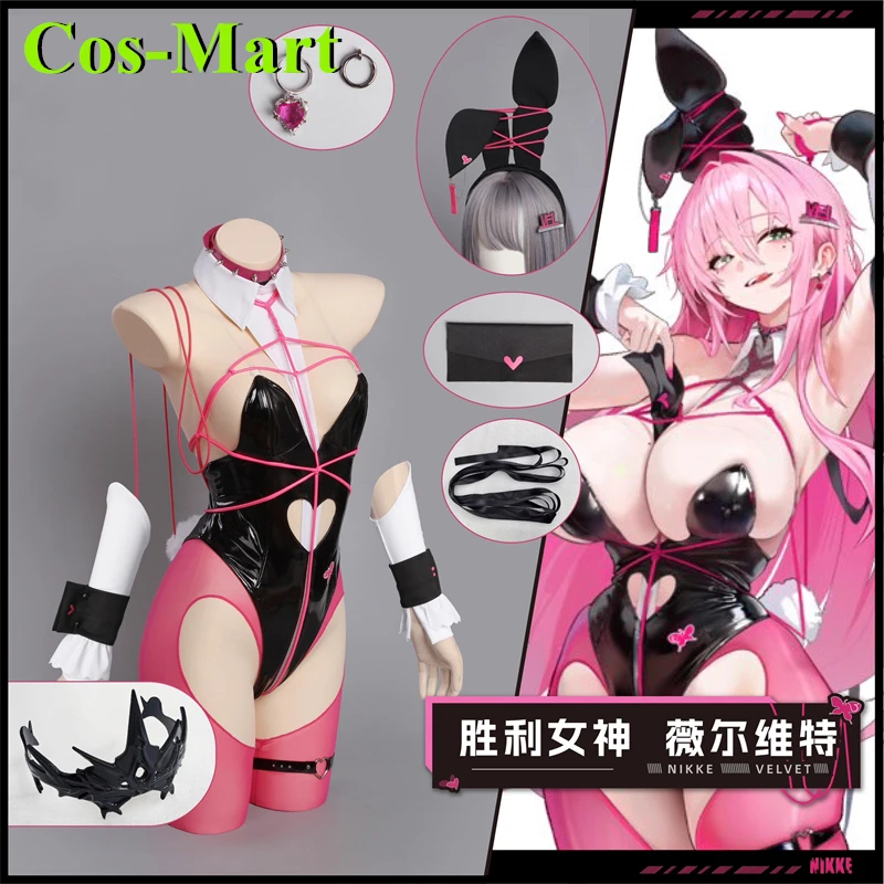 

Cos-Mart Game NIKKE Bunny Girl Cosplay Costume Violet Hallowmas Comic Exhibition Christmas