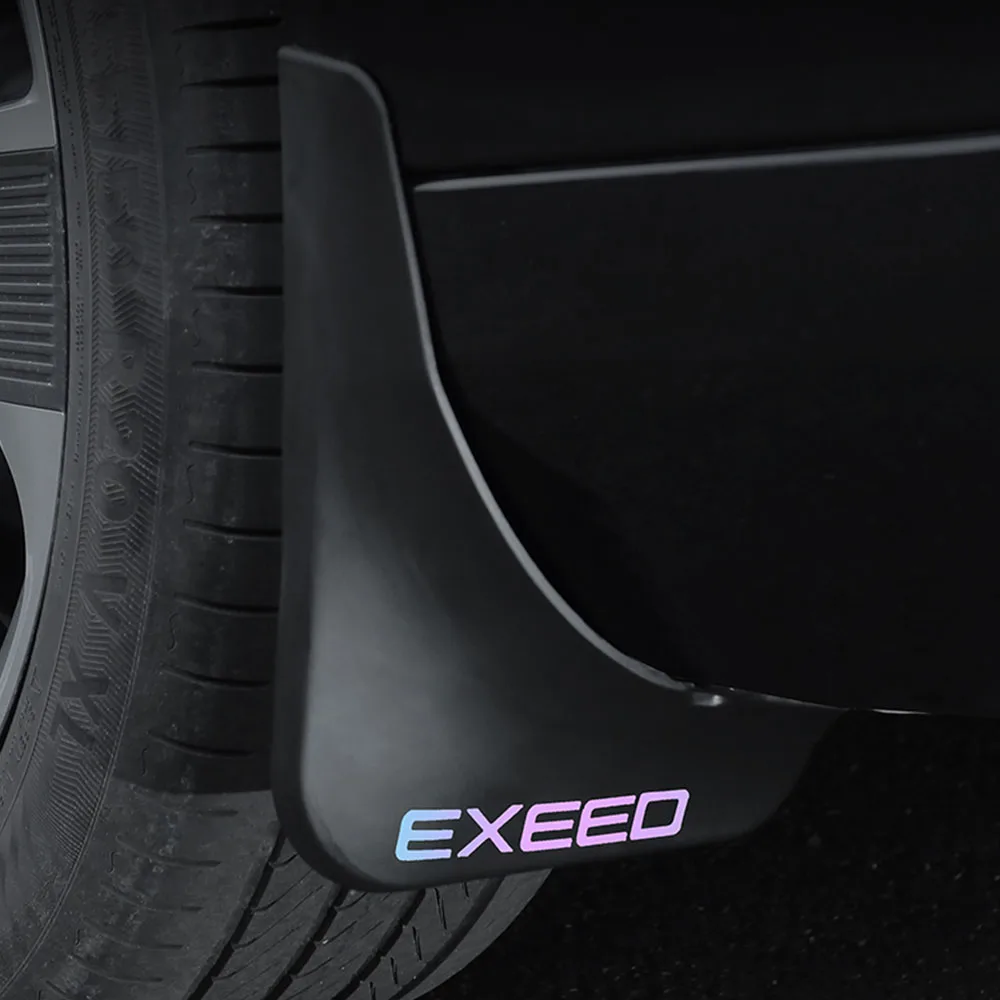 4 Pcs Front And Rear Wheel Mudguards For EXLANTIX ET EXEED STERRA ET 2024 2025 ABS Car Accessories Block Sediment Splashing