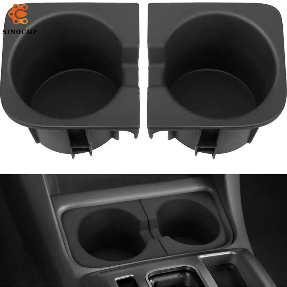 

Черная центральная консоль, мягкий держатель для напитков, сменная вставка 66991-04012 66992-04012 для Toyota Tacoma, аксессуары для салона автомобиля