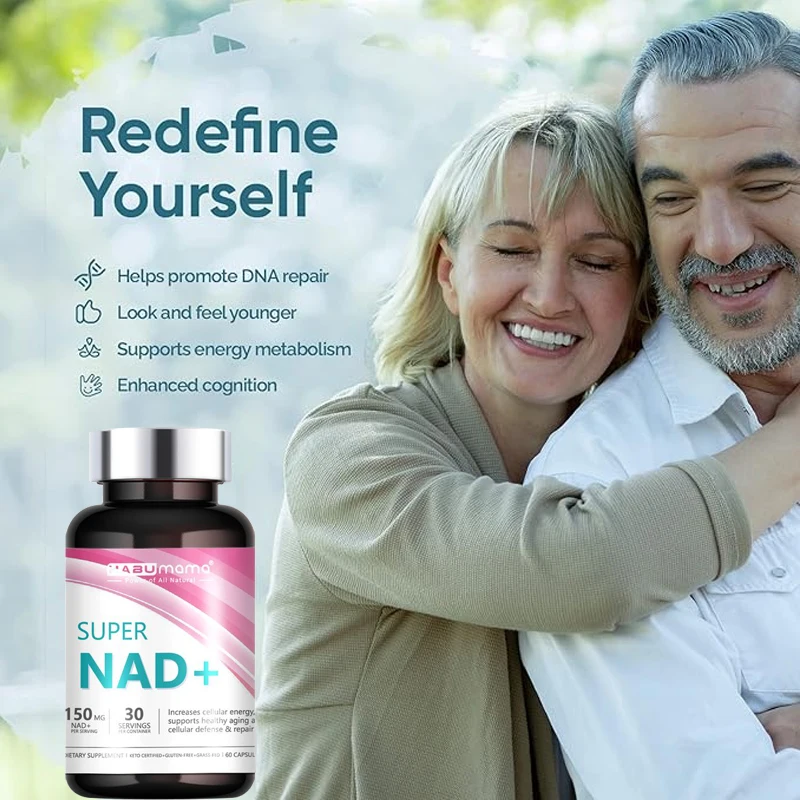NAD+ Supplements Nicotinamide Riboside Alternative for Men&Women Anti Aging Natural NAD+Booster for Longevity & Cellular Health