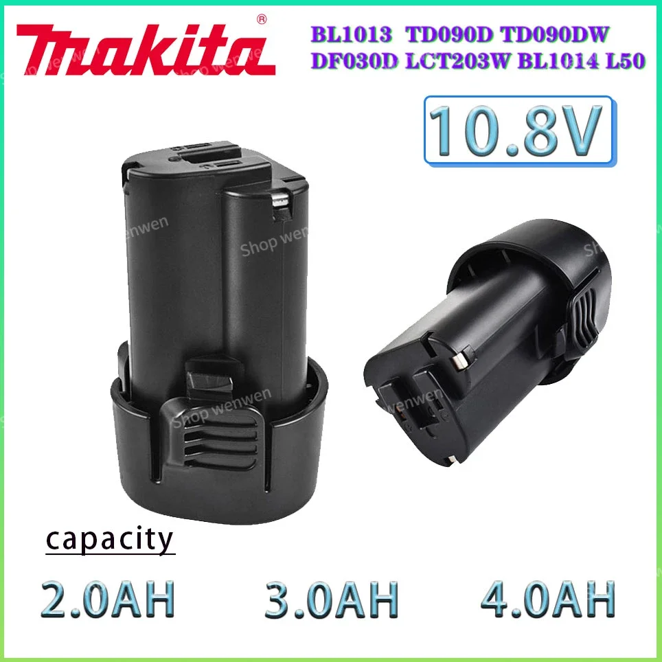 

For Makita BL1013 BL1014 10.8V Max 2.0AH/3.0AH/4.0AH Lithium Battery 194551-4 TD090D TD090DW LCT203W LCT204 194550-6 DF030D