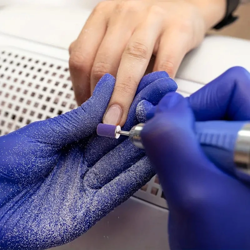 400 Stück Nagelschleifbänder für Nagelbohrer, Nagelschleifbänder, Feile mittlerer Körnung + gratis Zebra-Braunbohrer mit 2 Dorns