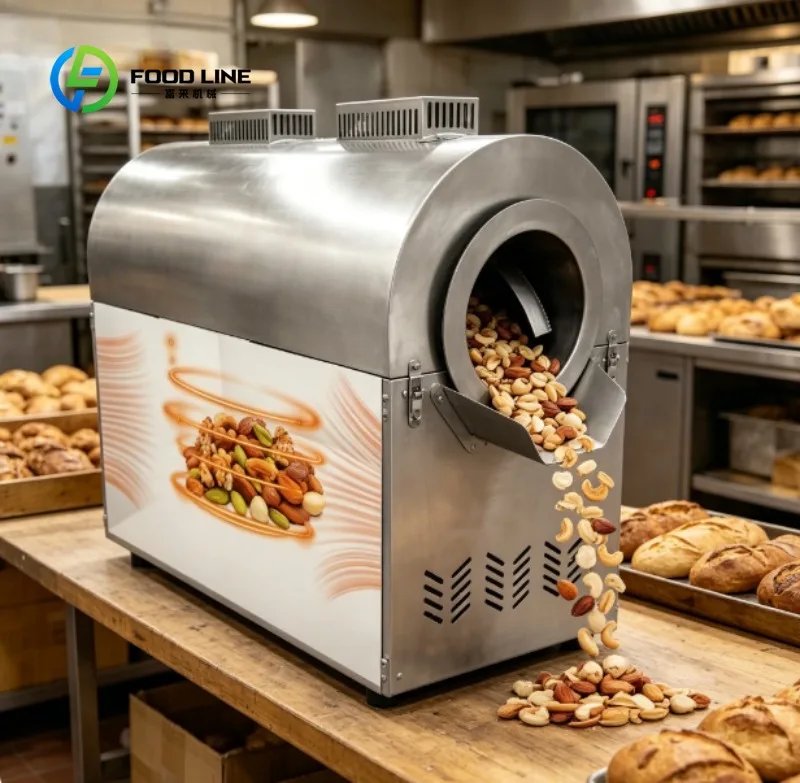 Commercial Coffee Bean Roaster Machine with Convection and Rotating Drum, Perfect for  Cafes, Restaurants Specialty Coffee Shops