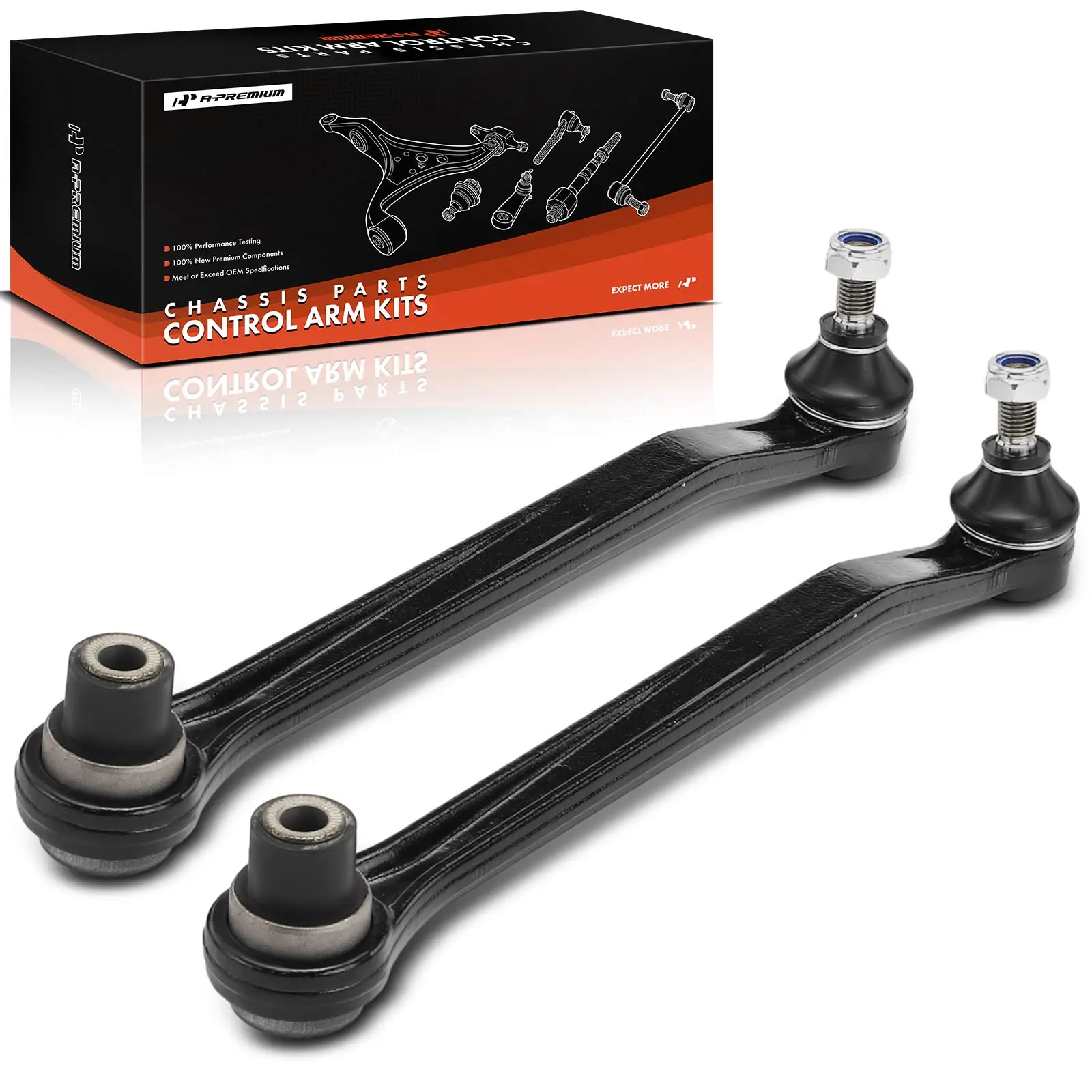 A-Premium 2x Rear Lower Rearward Control Arm & Ball Joint for Audi A4 Quattro 1996-2001 80 80 Quattro 1992 S4 2000-2002