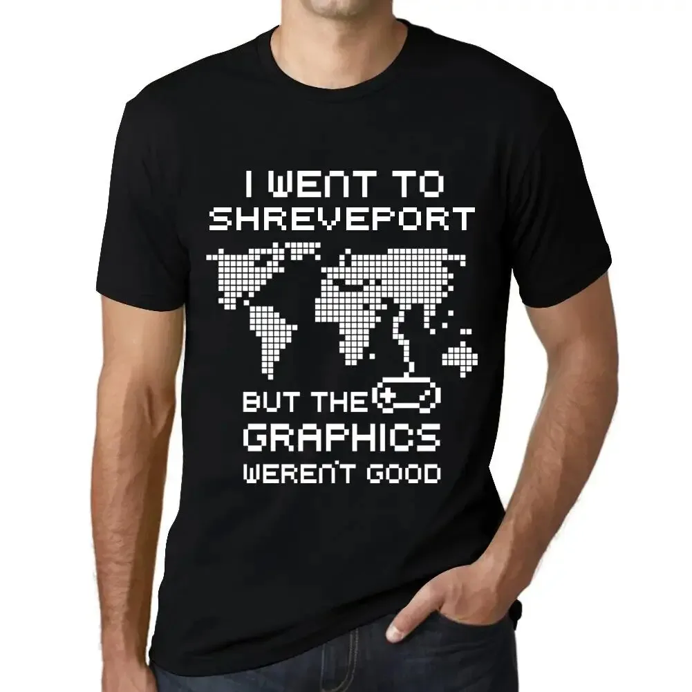 

Men's Fui A Shreveport Print T-Shirt But The Graphics Were Not Good-