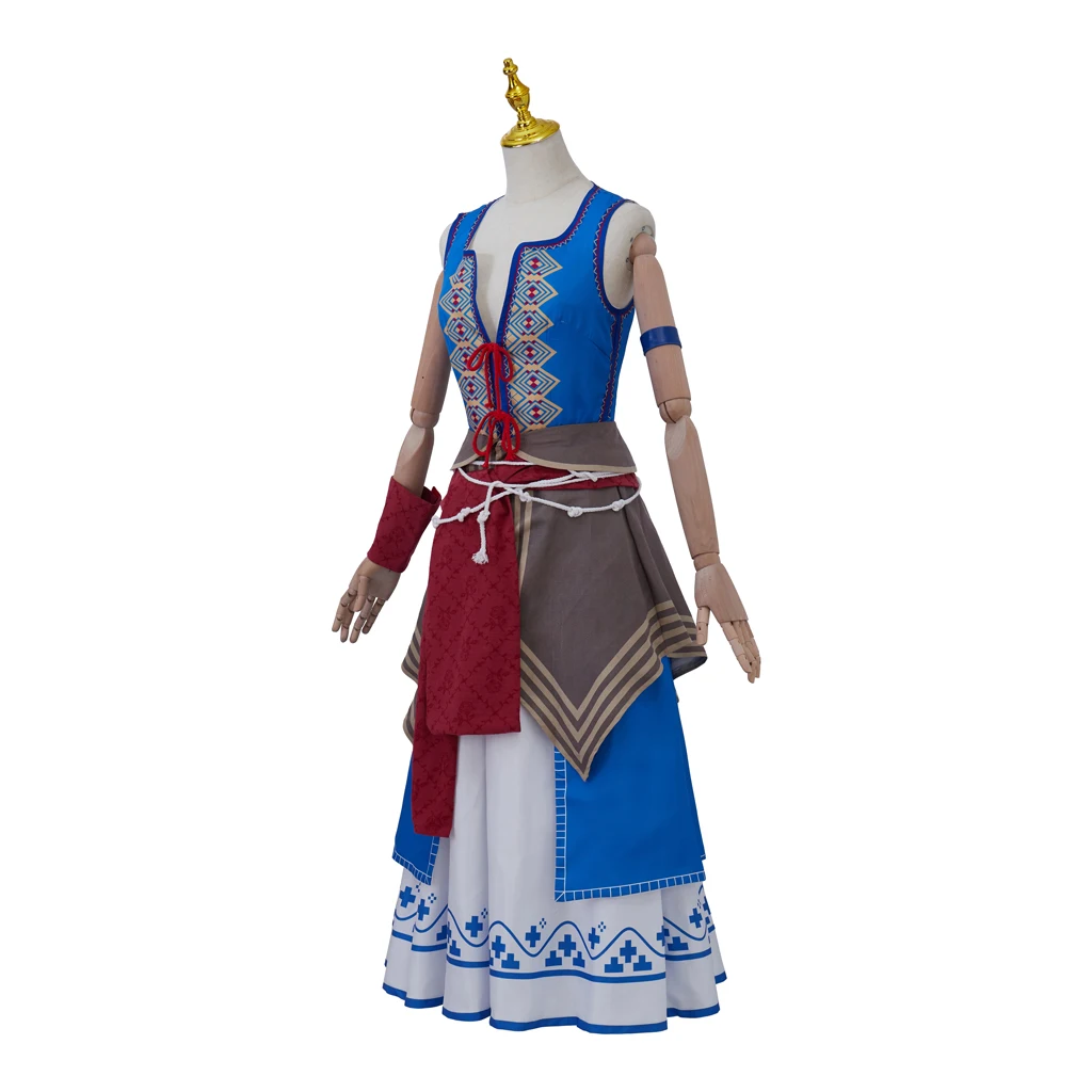 Keira Metz Cosplay Costume Game Hunt Carreras Sorceress Traditional Outfit Advisor Keira Metz Uniform Suit for Women Halloween