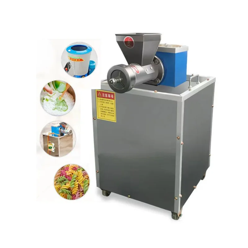 

Spaghetti Macaroni Pasta Maker Hollow Tube Noodles Forming Machine Macaroni Pasta Making Machine With Different Molds