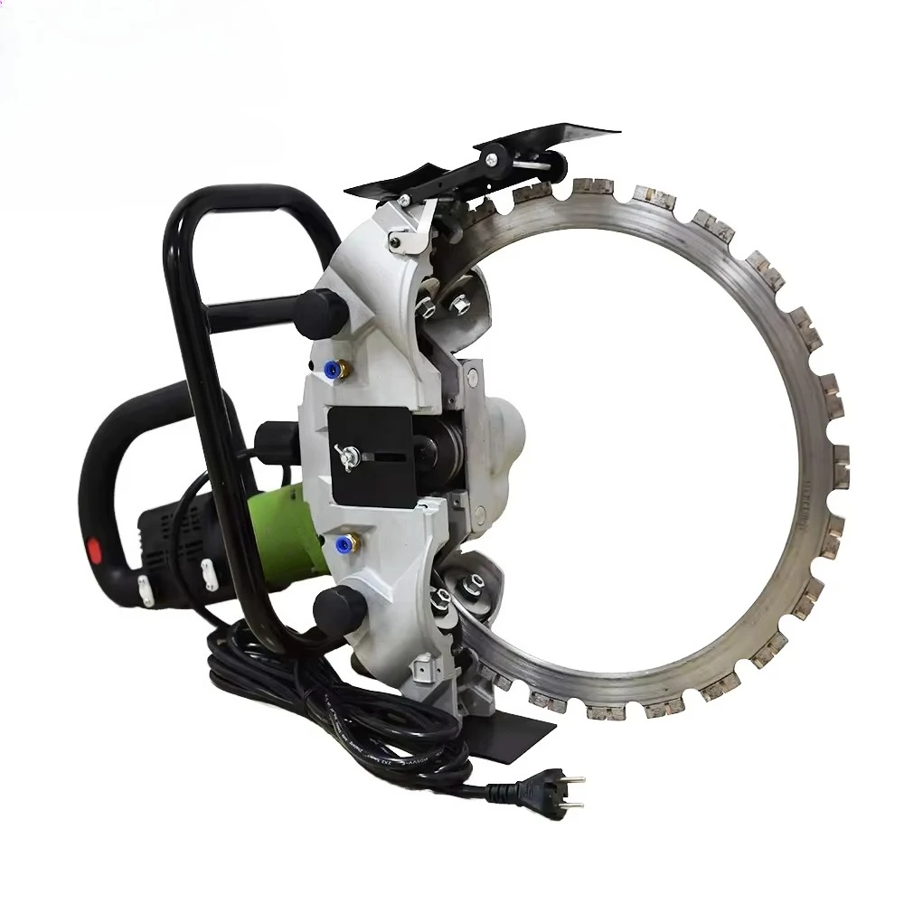 High quality handheld concrete ring saw cutting machine, wall concrete ring saw, contains one 410mm ring saw blade