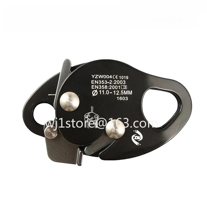 Safety Rope Grab Fall Arrestor for 9-13mm Rope, High Altitude Work & Vertical Climbing Protection Equipment