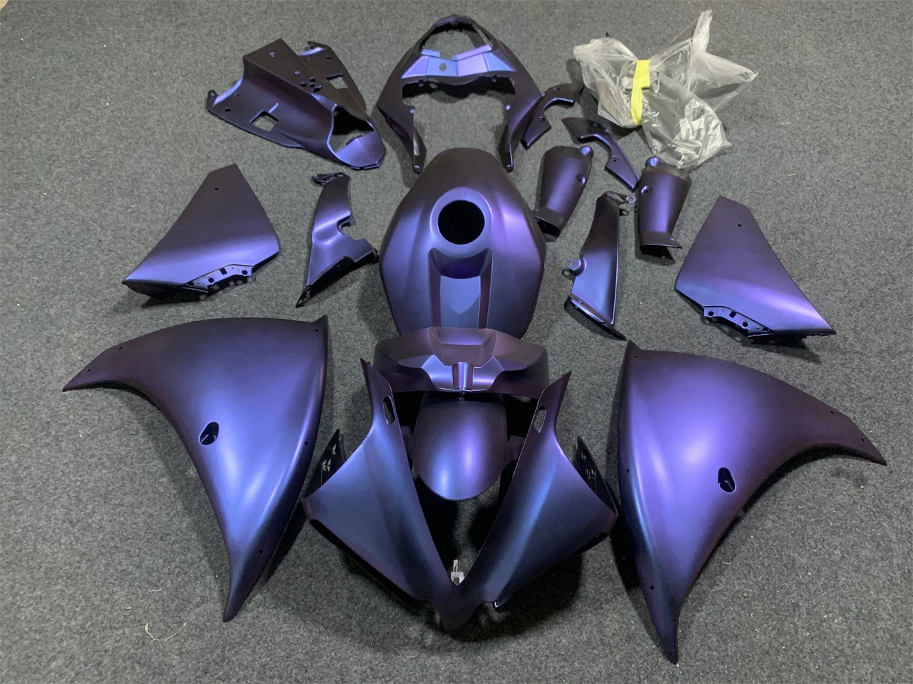 Motorcycle Fairing Kit fits YZF-R1 2009 2010 2011 2012 2013 2014 YZF1000 09 10 11 12 13 14 Year fairing Blue Purple motorcycle