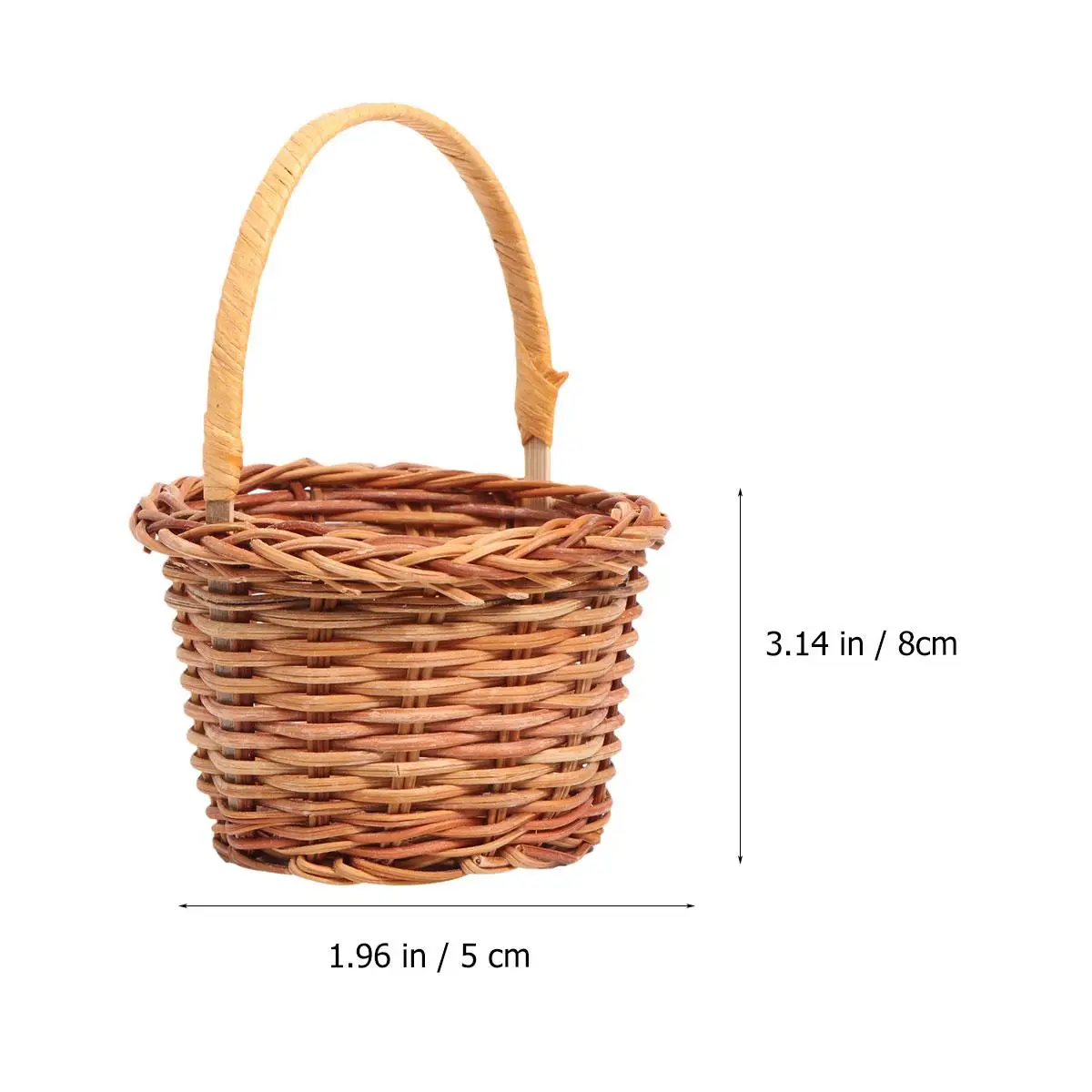 

Mini Basket Desktop Gift Storage Props DIY Wooden Creative Children Baskets for Gifts