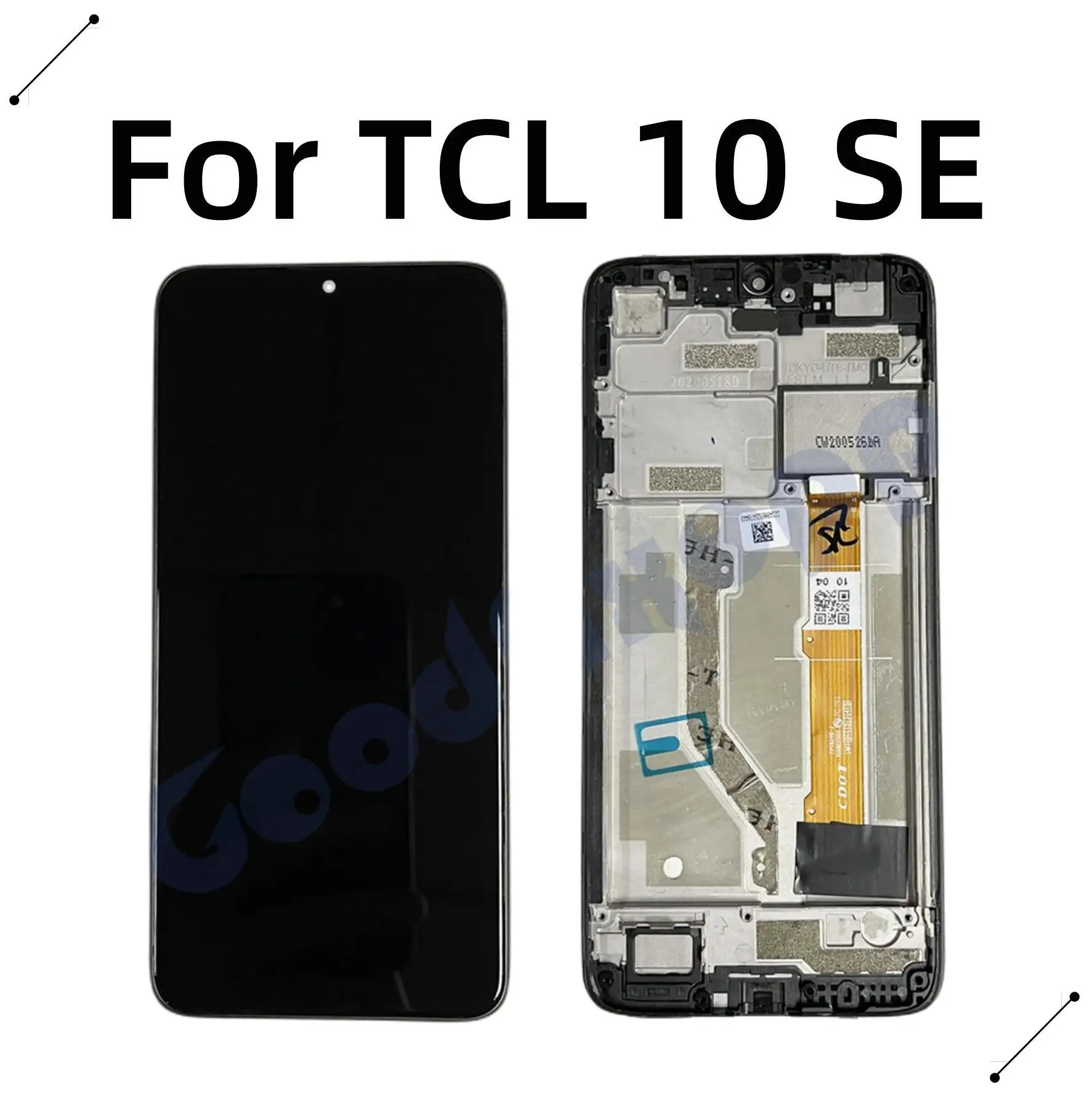 

For TCL 10 SE T766H T766U T766A T766J 10SE LCD Display Touch Screen Digitizer Department Assembly Replacement