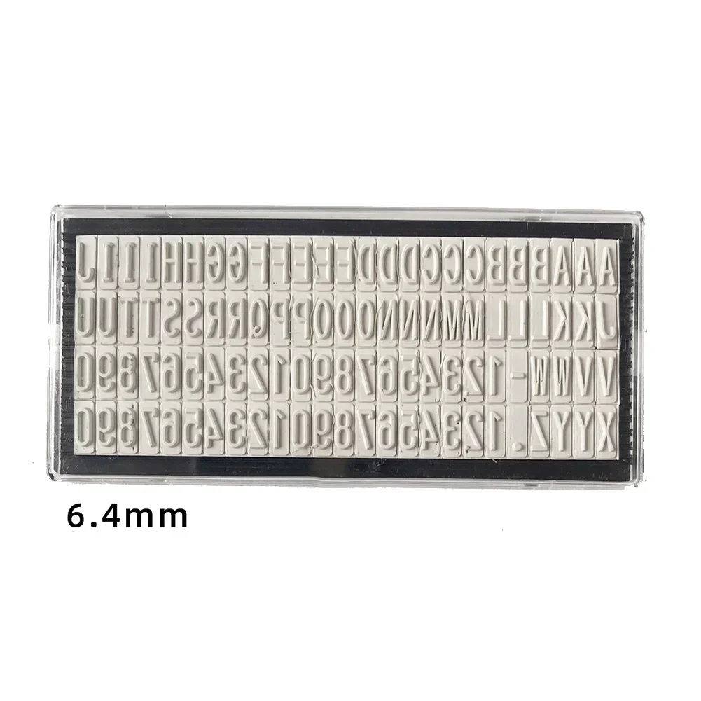 3mm/4mm/6.4mm diy carimbo personalizado letras digitais placa nome personalizado endereço carimbo de borracha artesanato acessórios ferramentas