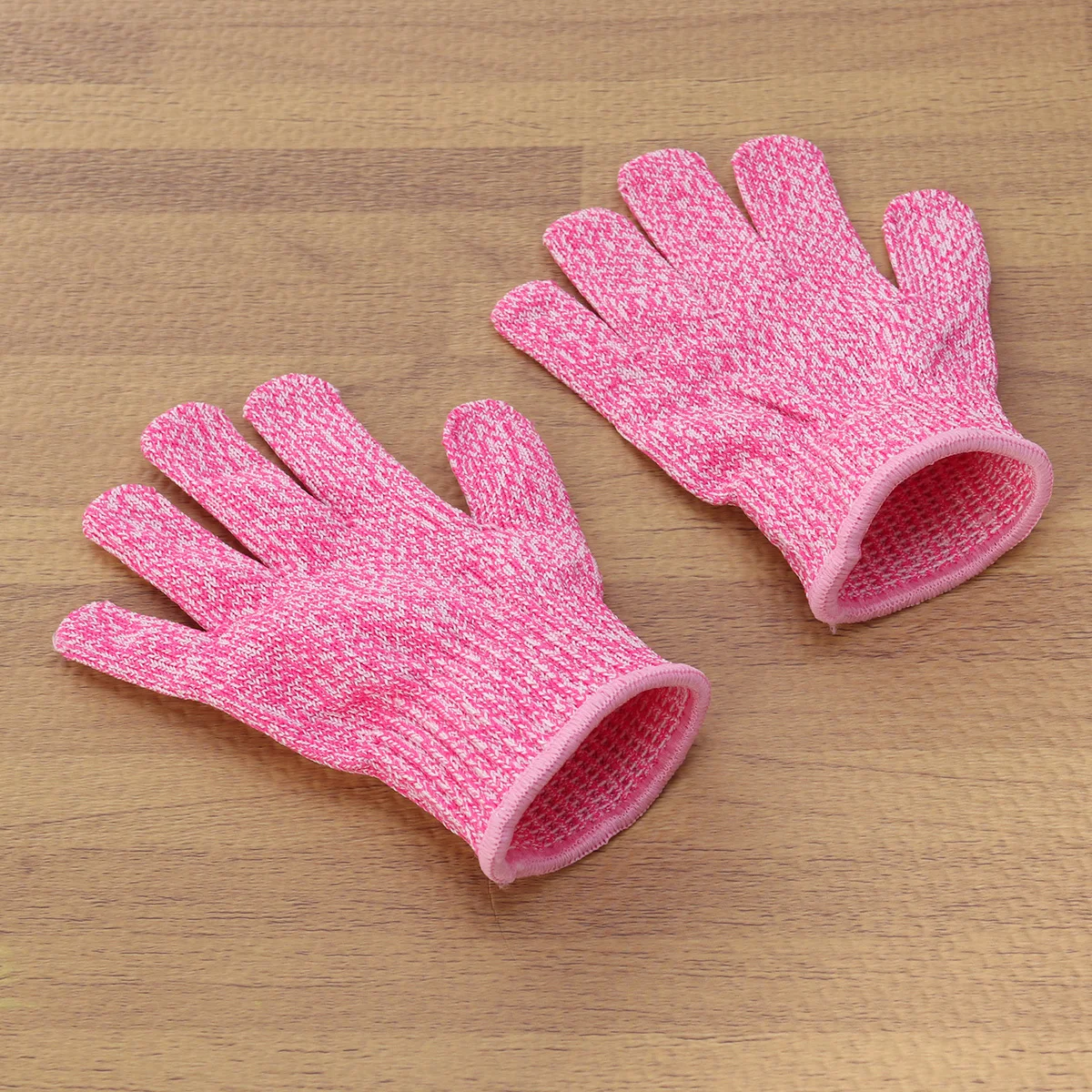 

1Pair Cut Resistant Gloves Level 5 Protection Premium Pe Safety Gloves for Kitchen Tools Use