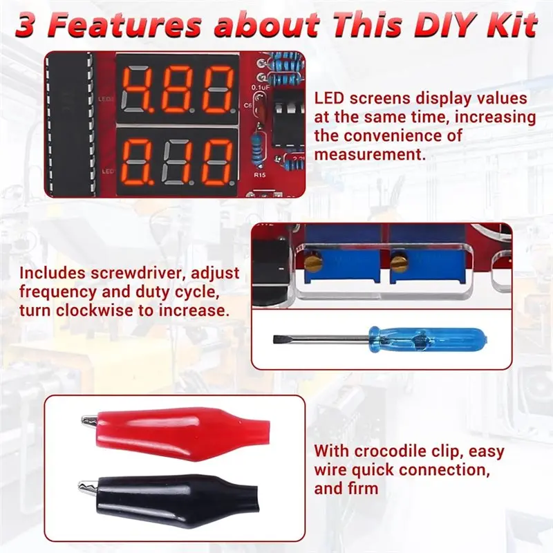 B29C-Multifunctional Soldering Practice Kit, Electronic Instrument Learning Kit For Beginners