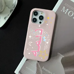 Personalized Customized Name Letter Leather Case For Iphone 15 16 pro max 14 13 Pro Max 12 Mini 11 kafr letters Luxury Covers