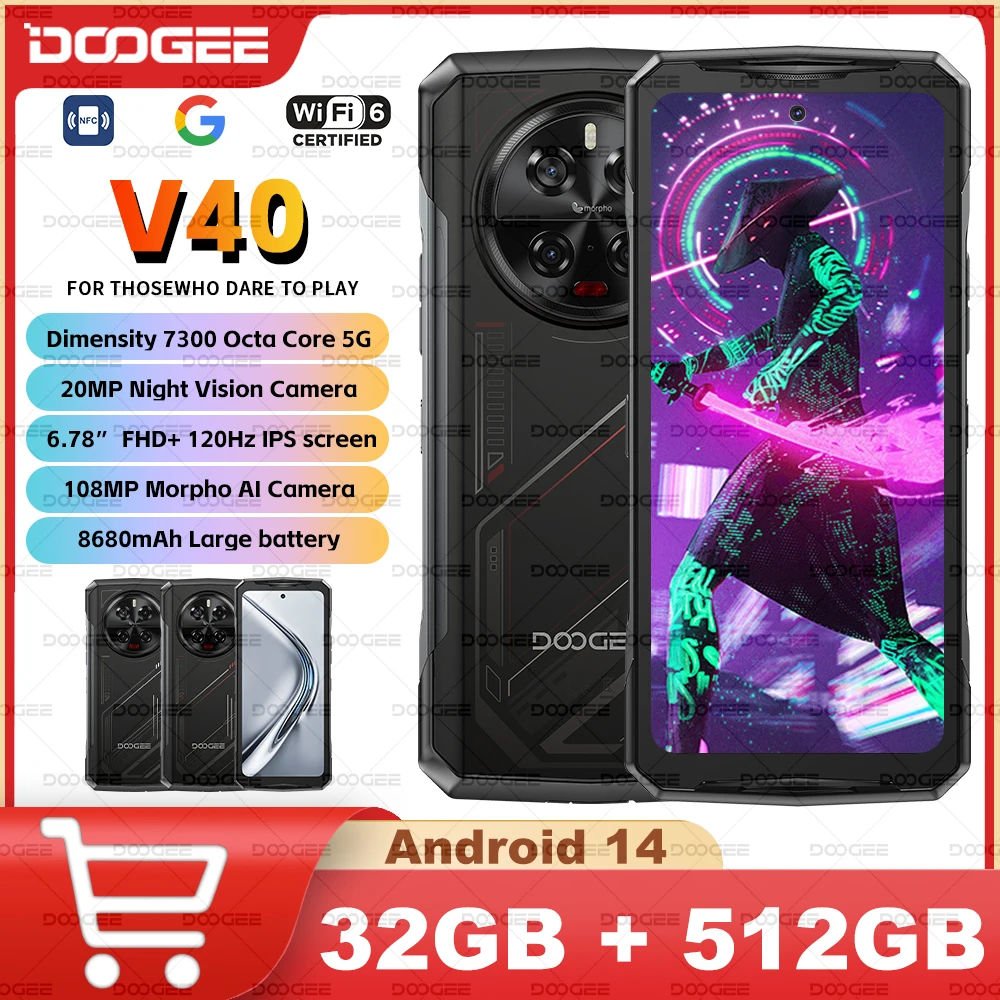 DOOGEE V40 Rugged Phone 6.78