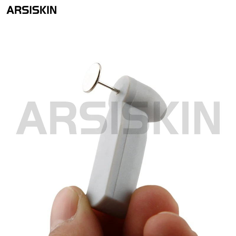 50 Pz AM 58 KHz 46mm Grigio Mini Duro Tag di Sicurezza Duro Tag EAS Matita Tag Per Supermercato Negozio di Abbigliamento Con Magnete Blocco apri