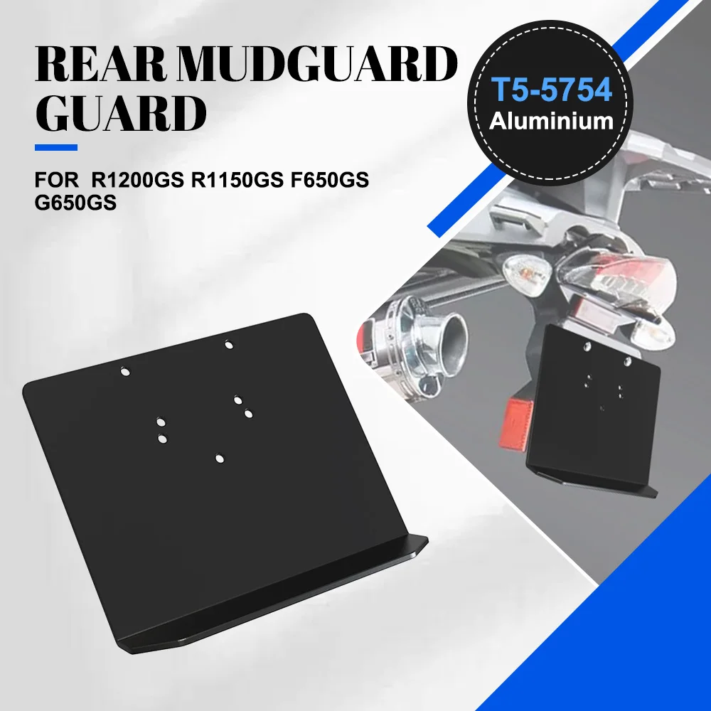 FOR BMW R1200GS R1150GS F650GS Single Dakar G650GS Sertao Motorcycle License Plate Fender Mudguards Splash Guard Cover Hugger