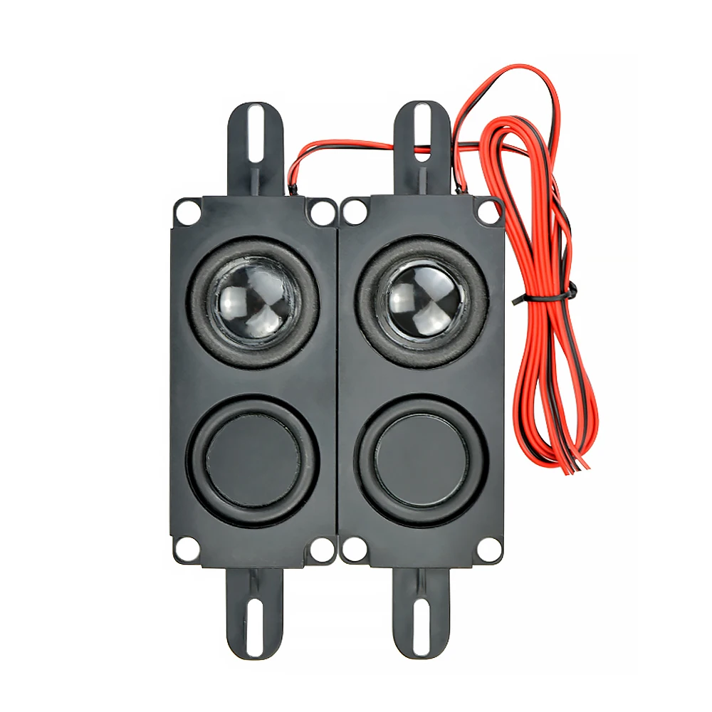 Nouveau, 2 enceintes Audio portables à 531 trous, gamme complète, double son, 8 Ohm, 5W, Mini enceintes stéréo pour ordinateur