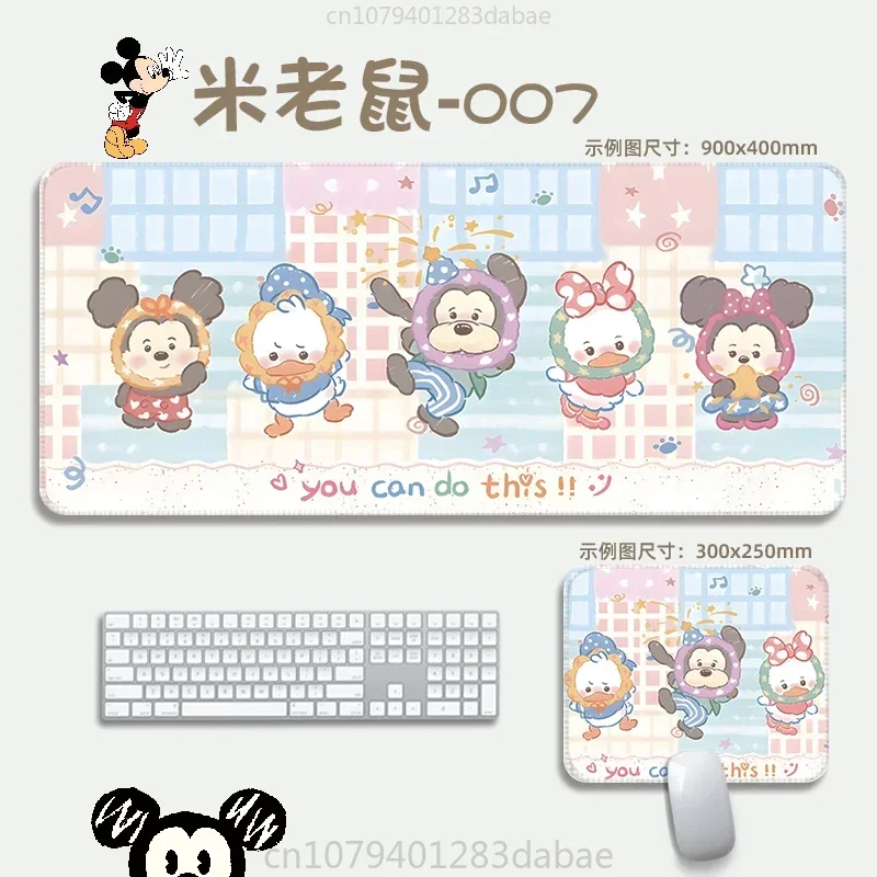الكرتون بو الجلود ماوس حصيرة مقاوم للماء ديزني ميكي ميني كبير مكتب الكمبيوتر لوحة المفاتيح حصيرة طالب الكتابة حصيرة مفرش المائدة #6