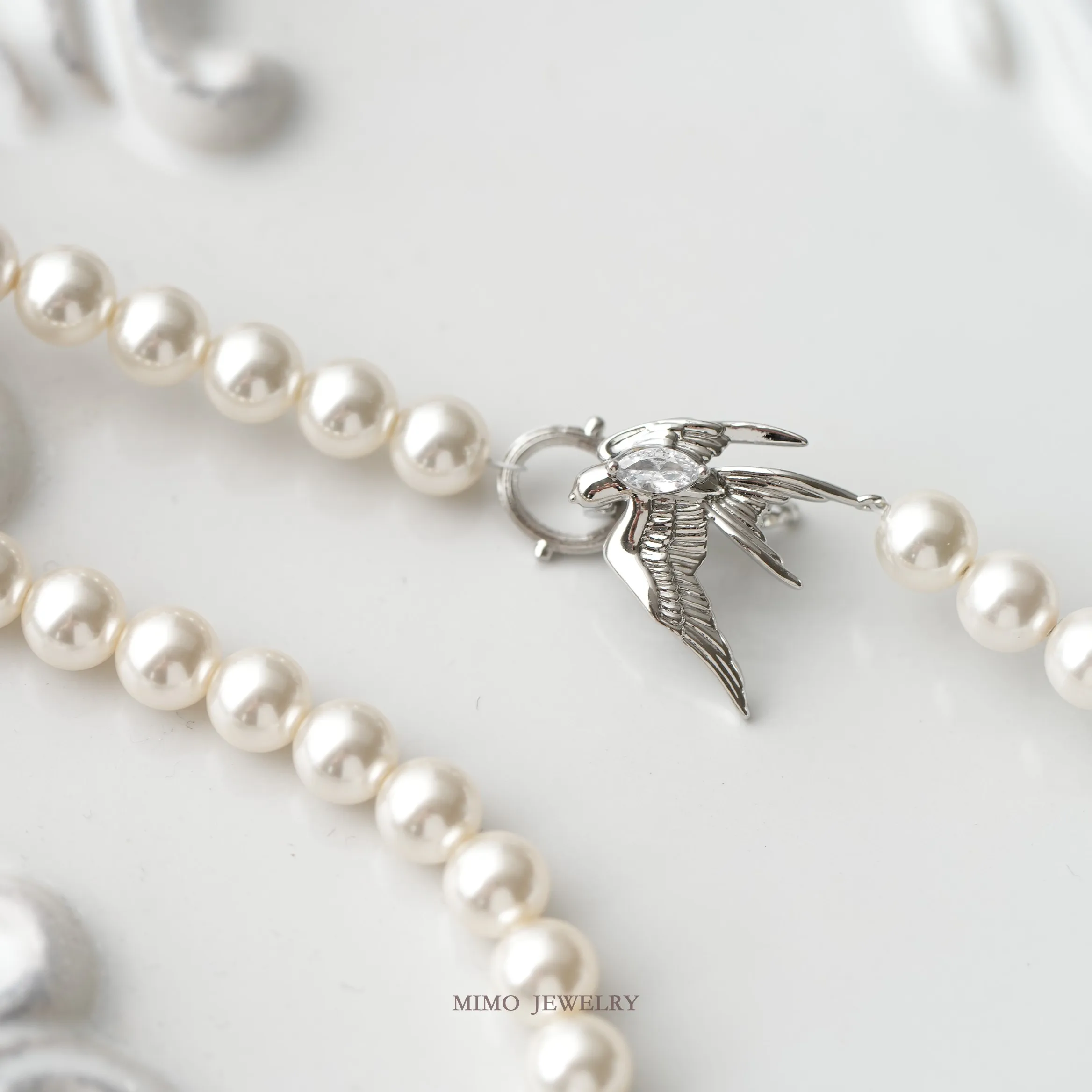 Exquisite Three-dimensional Swallow Universal Buckle Charms Pendant Supplies DIY Hand Brass Gold Plated Accessories 23.5*25mm - view 5