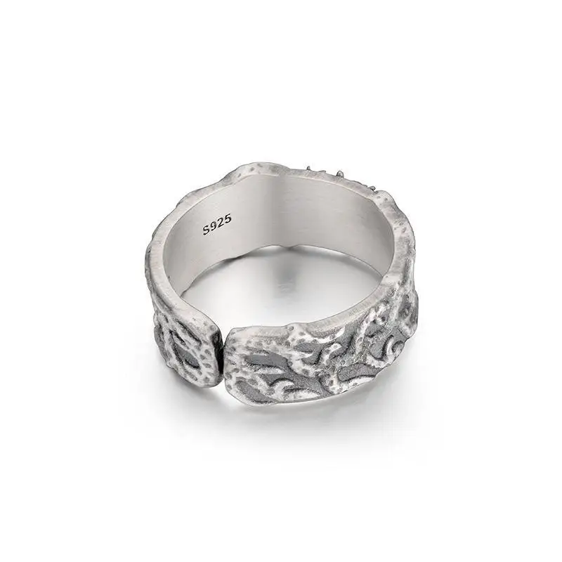 S925 فضة شمس قابل للتعديل خواتم للنساء مجوهرات الخطوبة الفاخرة هدية المجوهرات بالجملة #4