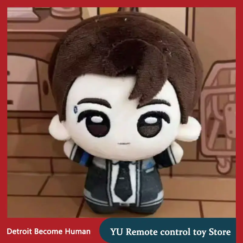 Nuevo Peluche de Connor de Detroit: Become Human, Juguete de Peluche Suave y Adorable, Decoración para Habitación Infantil, Regalo para Niños, 10CM